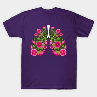 floral lungs T-Shirt